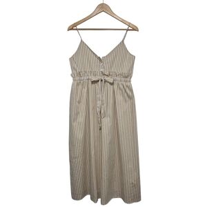 Line & Dot "Ryline" Striped Cotton Midi Dress SIZE Small - NWT